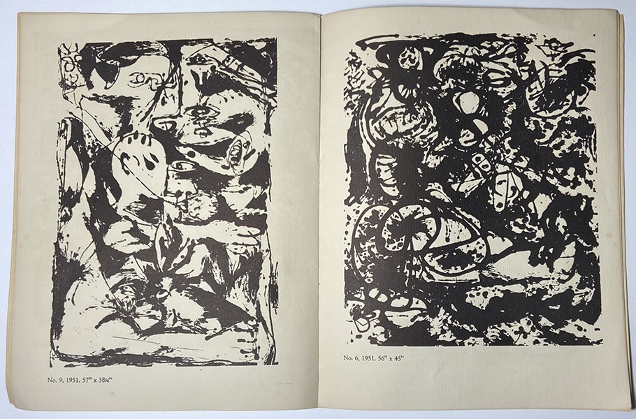 Jackson Pollock 1951 | Catalogue and Poster