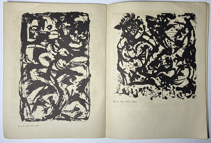 Jackson Pollock 1951 | Catalogue and Poster